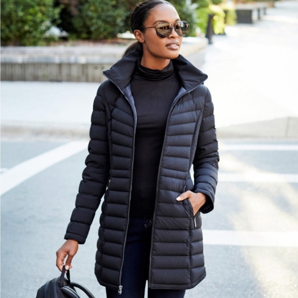 【関税&送料込】Michael By Michael Kors Down Jacket With Hoo Amazon.com: Michael Michael Kors Hooded Packable Down Puffer